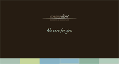 Desktop Screenshot of cosmodent.ch